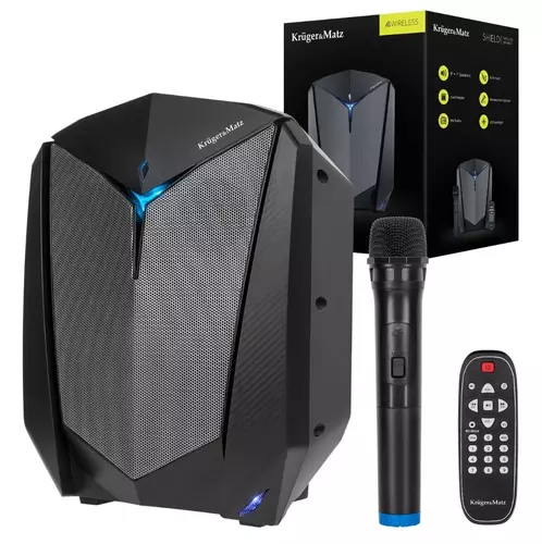 Zabierz muzykę wszędzie z sobą dzięki głośnikowi Bluetooth Kruger&Matz SHIELD - moc i wszechstronność w jednym