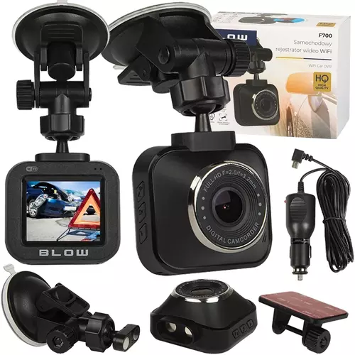 Niezawodny obserwator drogowy - rejestrator jazdy BLOW F700 z WiFi i Full HD