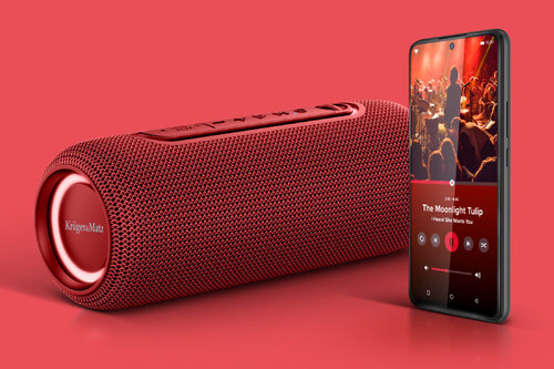 Recenzja głośnik przenośny Bluetooth Kruger&Matz Street w kolorze czerwonym