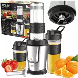Blender Adler AD 4081 - Twoje zdrowe smoothies i lody w kilka minut, gdziekolwiek jesteś