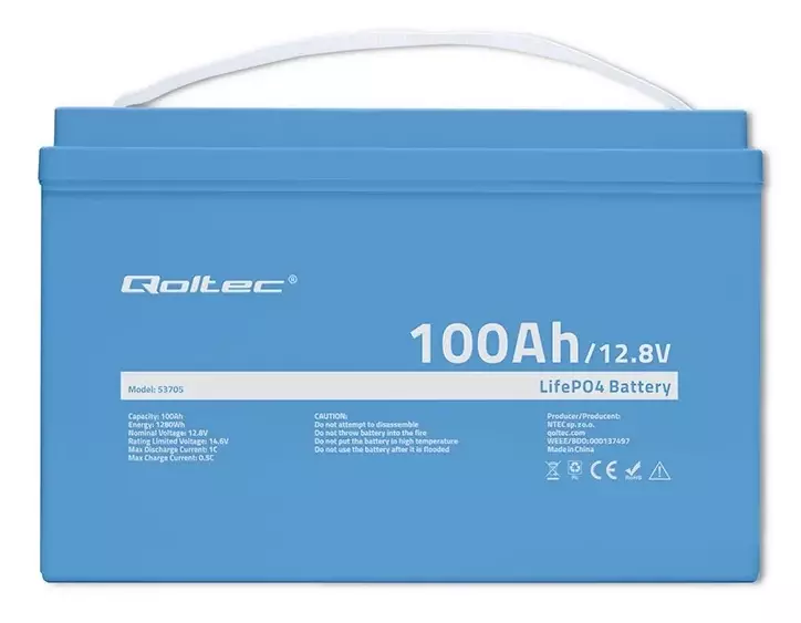 Akumulator Qoltec LiFePO4 100Ah - stabilność i wydajność, której potrzebujesz