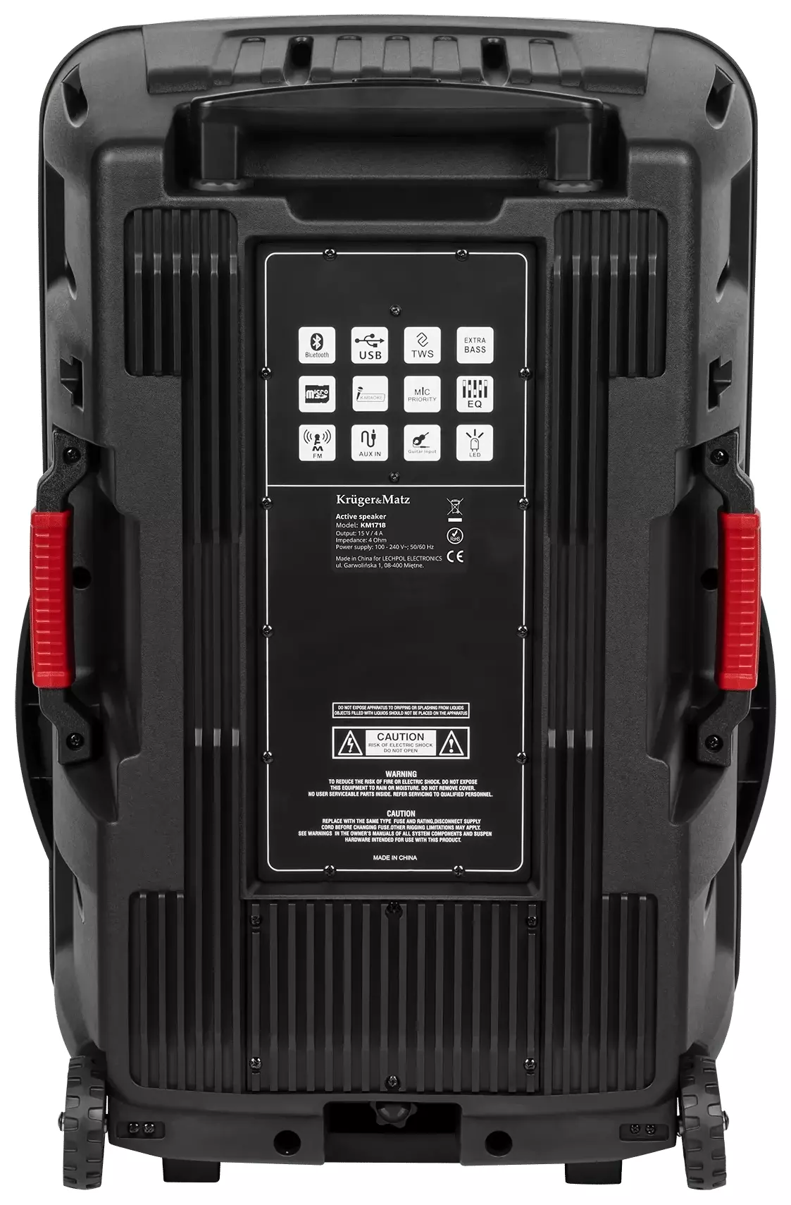 Twoja impreza w nowym wymiarze dzięki aktywnej kolumnie głośnikowej Bluetooth Krüger&Matz KM 1718 - idealne brzmienie i mobilność