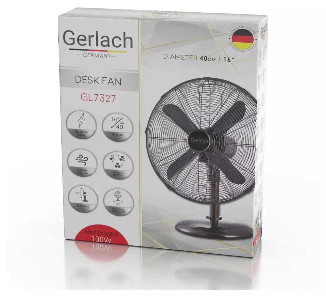 Cyrkulator Gerlach GL 7327 - potężny chłód i cicha praca w Twoim biurze