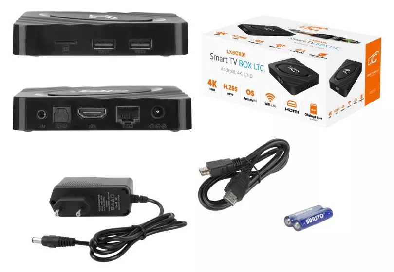 Odkryj przyszłość telewizji z Smart TV Box LTC Android 4K UltraHD – rozrywka na najwyższym poziomie