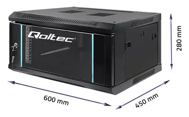 Szafa rack Qoltec 19'' 4U - maksymalne bezpieczeństwo i funkcjonalność dla twojej technologii