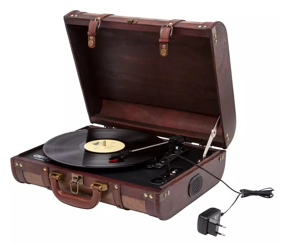 Camry CR 1149 – odkryj vintage styl z nowoczesnym brzmieniem w gramofonie walizkowym