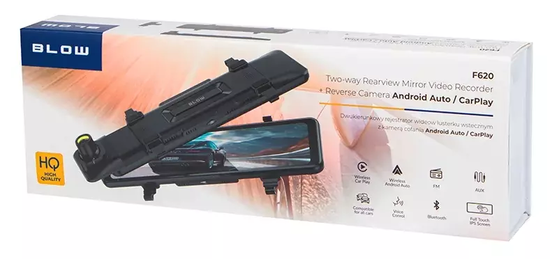 Przekraczaj granice bezpieczeństwa i komfortu z wideorejestratorem BLOW BLACKBOX DVR F620