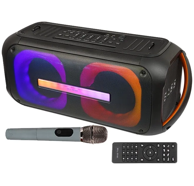 Rozkręć każdą imprezę z głośnikiem Bluetooth Blow DJBOX - potężne brzmienie i efekty świetlne w jednym