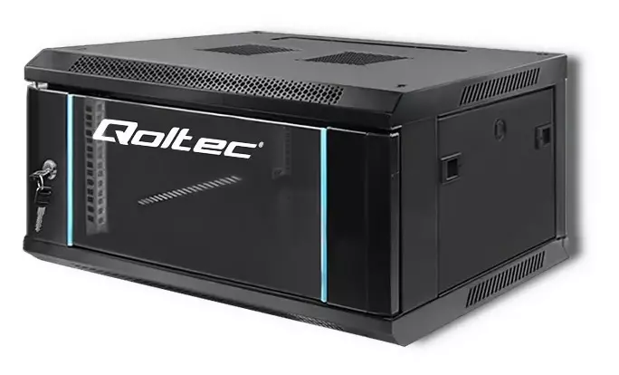 Szafa rack Qoltec 19'' 4U - maksymalne bezpieczeństwo i funkcjonalność dla twojej technologii